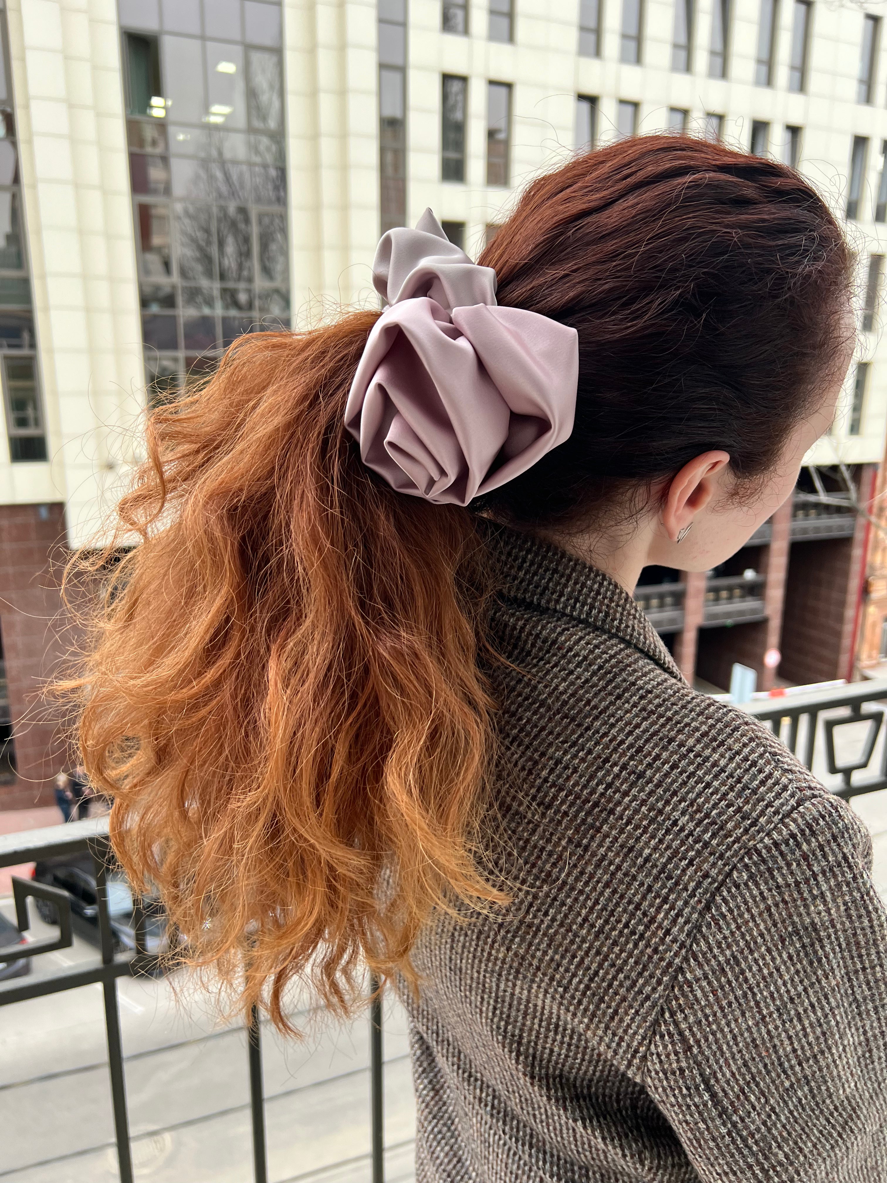 Glorious silk hair scrunchie