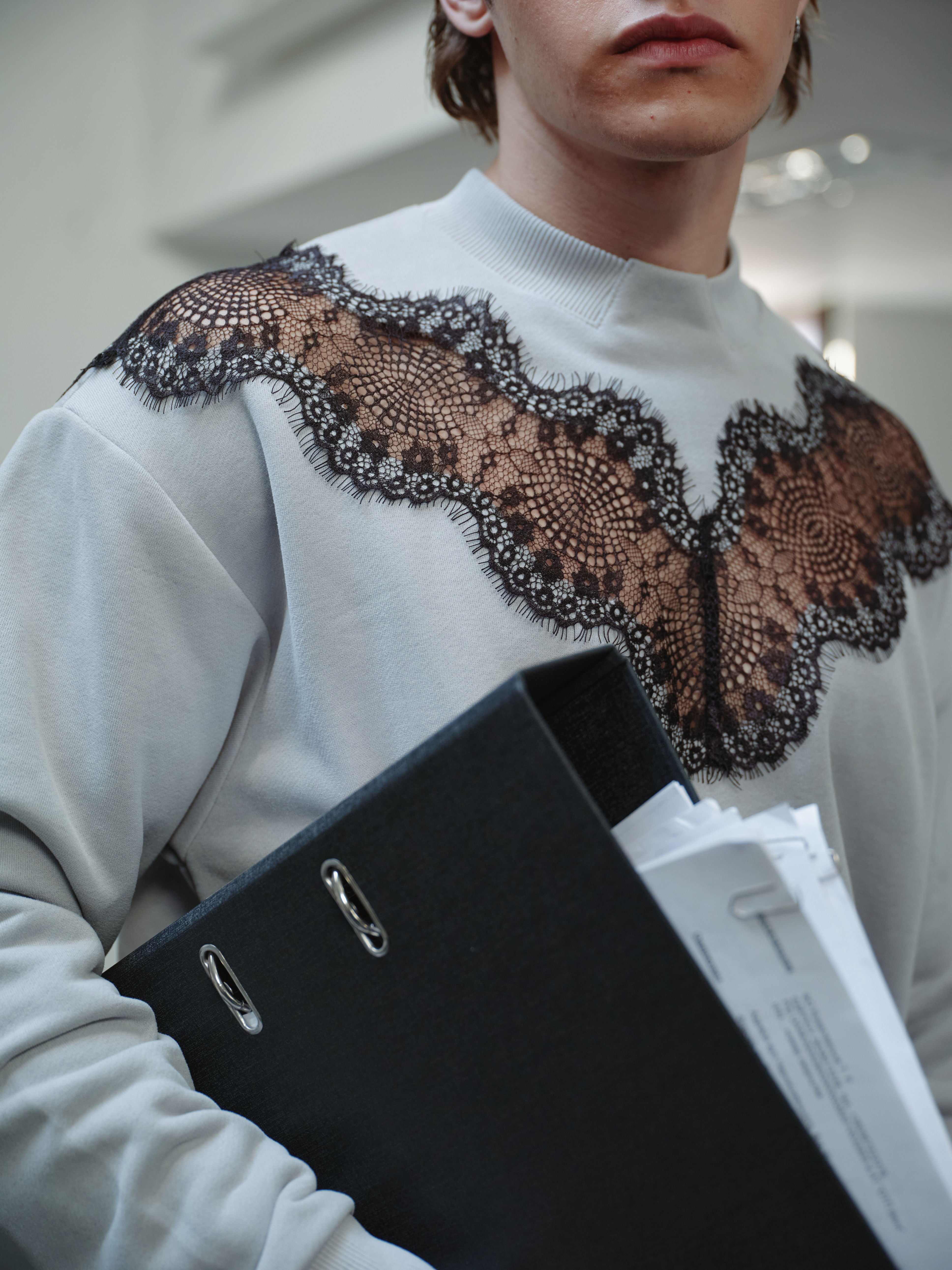 Lace Echo Sweatshirt